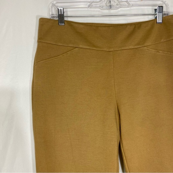 Charter Club British Khaki Cambridge Slim Pull-On Stretch Pants - Picture 2 of 6